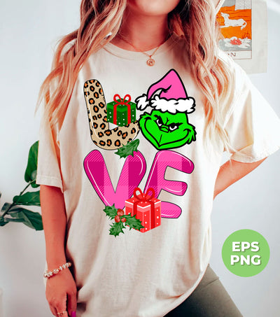 Love Grinch, Pink Grinch, Funny Love Grinch, Trendy Grinch, Digital Files, Png Sublimation