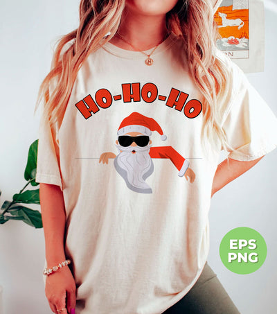 Ho Ho Ho, Funny Santa Claus, Cool Santa, Santa Jump To The House, Digital Files, Png Sublimation