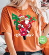 Santa With Angry Dog, Santa Ride Motorbike, Love Christmas, Digital Files, Png Sublimation