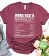 Work Bestie, Nutritional Facts, Bestie Nutrition, Love Work, Digital Files, Png Sublimation