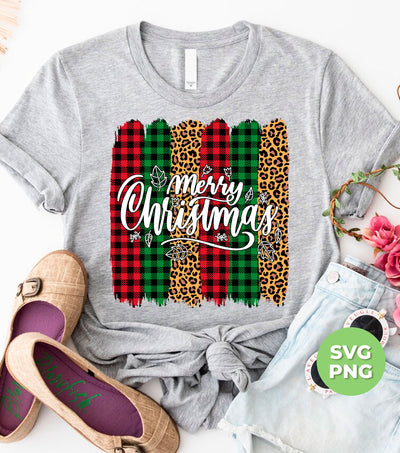 Plaid Pattern, Retro Christmas, Leopard Christmas, Digital Files, Png Sublimation