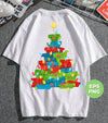 Christmas Tree Made From Gift Box, Xmas Light Line, Digital Files, Png Sublimation