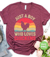 Just A Boy Who Loves Chickens, Retro Chicken Lover, Digital Files, Png Sublimation