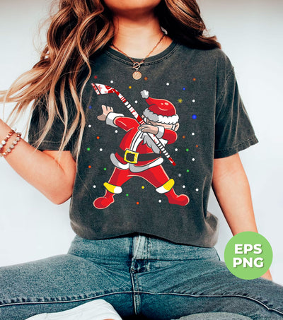 Dabbing Santa, Santa Claus, Sant Play Hockey, Digital Files, Png Sublimation