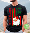 American Santa, I Identify As Santa, American Christmas, Digital Files, Png Sublimation