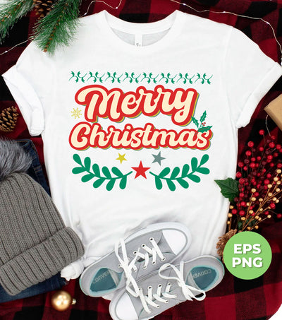 Merry Christmas, Xmas Pattern, 3D Text Christmas, Digital Files, Png Sublimation