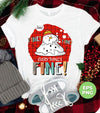 It's Fine, Everythings Fine, Melting Snowman, Plaid Xmas, Digital Files, Png Sublimation