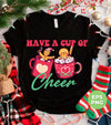 Have A Cup Of Cheer, Gingerbread In A Cup Of Xmas, Digital Files, Png Sublimation