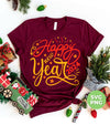 Happy New Year 2024, 2024 New Year, Fireworks, Happy New Year, Png Sublimation