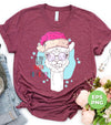 Do You Need Santa, Ho Ho Ho, Cute Santa, Llama Santa, Trendy Christmas, Png Sublimation