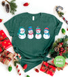 Set Of Snowman, Snowman Christmas, Cute Snowman, Trendy Christmas, Png Sublimation