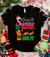 Dear Santa, My Brother Did It, Pink Christmas, Love Santa, Trendy Christmas, Png Sublimation