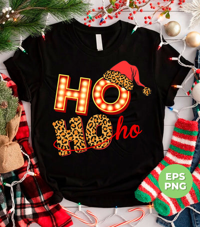 Ho Ho Ho, Ho Ho Light, Leopard Ho ho, Leopard Christmas, Trendy Christmas, Png Sublimation