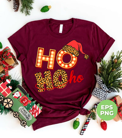 Ho Ho Ho, Ho Ho Light, Leopard Ho ho, Leopard Christmas, Trendy Christmas, Png Sublimation