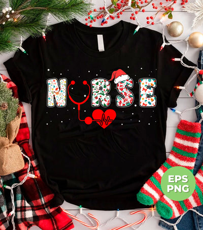 Nurse Christmas, Love Nurse, Love Christmas, Xmas Pattern, Trendy Christmas, Png Sublimation