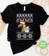 Horse Xmas, Horse With Snowman, Xmas Pattern, Trendy Christmas, Png Sublimation