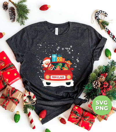 Mini Claus, Christmas On A Car, Xmas Is Coming, Trendy Christmas, Png Sublimation