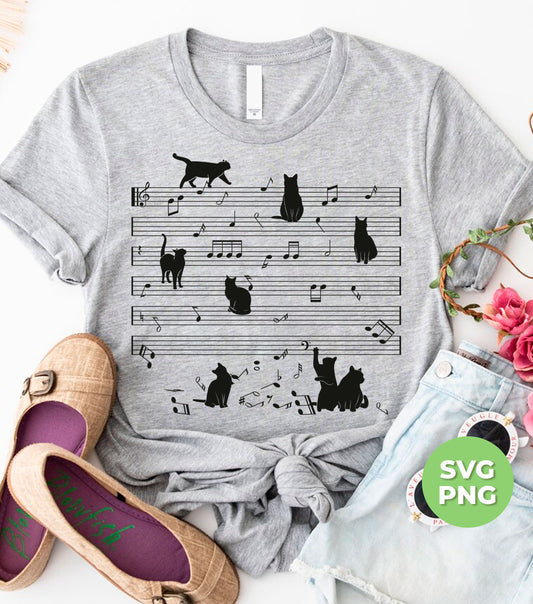 Introducing the Cat Funny Music Note, the perfect accessory for any music-loving cat owner! Featuring a playful black cat with musical notes, this sublimation print is perfect for parties and everyday wear. Show off your love for both cats and music with this unique design.