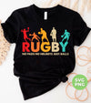 Rugby Lover, Retro Rugby, No Pads, No Helmets, Just Balls, Png Sublimation