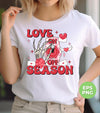 Love On, Love Season, Turn On The Love, Turn On Valentine, Trendy Valentine, Png Sublimation