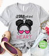 This Diva Will Steal Your Heart, Love This Messy Bun Hair, Trendy Valentine, Png Sublimation