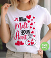 Miss Melt Your Heart, Mr Steal Your Heart, Heart Bag, Trendy Valentine, Png Sublimation