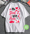 Miss Melt Your Heart, Mr Steal Your Heart, Heart Bag, Trendy Valentine, Png Sublimation