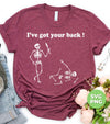 I've Got Your Back, Funny Skeleton, Skeleton Saying, Digital Files, Png Sublimation