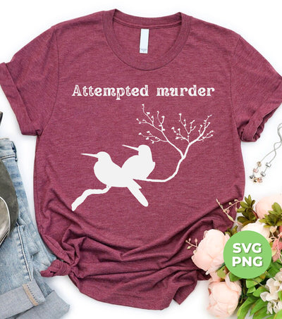 Attempted Murder, Couple Birds, Love Birds Silhouette, Digital Files, Png Sublimation