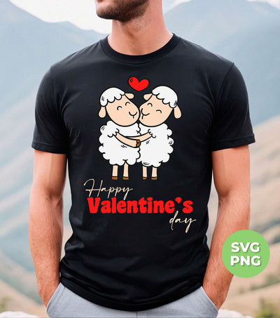 Happy Valentine's Day, Sheep Valentine, Valentine Sheep, Digital Files, Png Sublimation