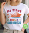 My First 2024 Cruise, Love Boat, Retro Cruise, 2024 Cruise, Digital Files, Png Sublimation