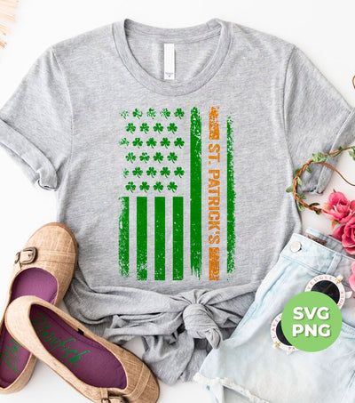 Saint Patrick, Patrick Flag, Clover Patrick, St. Patrick, Digital Files, Png Sublimation