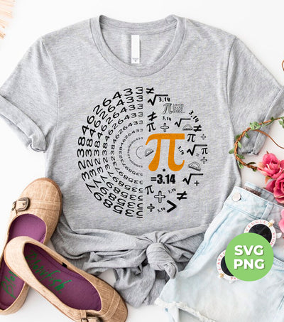 Pi Number, Love Pi, Love The Number Of Pi, Best Of Number, Digital Files, Png Sublimation