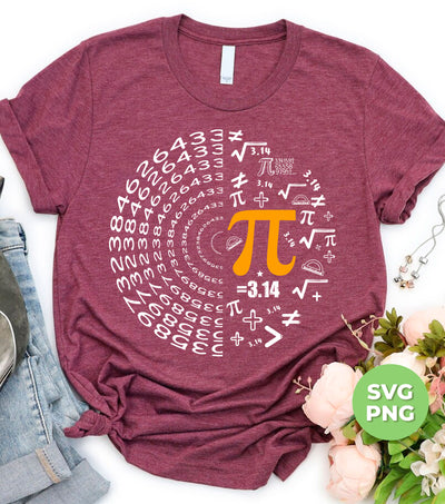 Pi Number, Love Pi, Love The Number Of Pi, Best Of Number, Digital Files, Png Sublimation