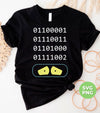 Binary Number, Number 0 And Number 1, Love Binary, Digital Files, Png Sublimation