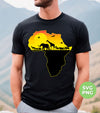 Animal In Africa, Love Animal, Love Africa, Africa Shape, Digital Files, Png Sublimation