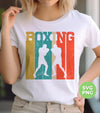 Boxing Lover, Love Boxing, Boxing Silhouette, Retro Boxing, Digital Files, Png Sublimation