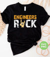 Engineers Rock, Rock Hand, Rock Sign, Love Rock, Digital Files, Png Sublimation