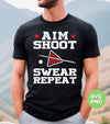 Aim Shoot Swear Repeat, Love Billiard, Billiard Lover, Digital Files, Png Sublimation