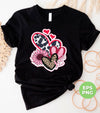 Love Heart, Valentine Heart, Pink Heart, Pink Sunflower, Leopard Heart, Digital Files, Png Sublimation