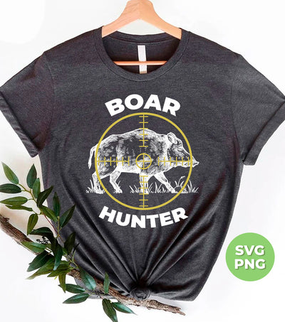 Boar Hunter, Wild Animal Hunter, Retro Boar, Boar Lover, Digital Files, Png Sublimation