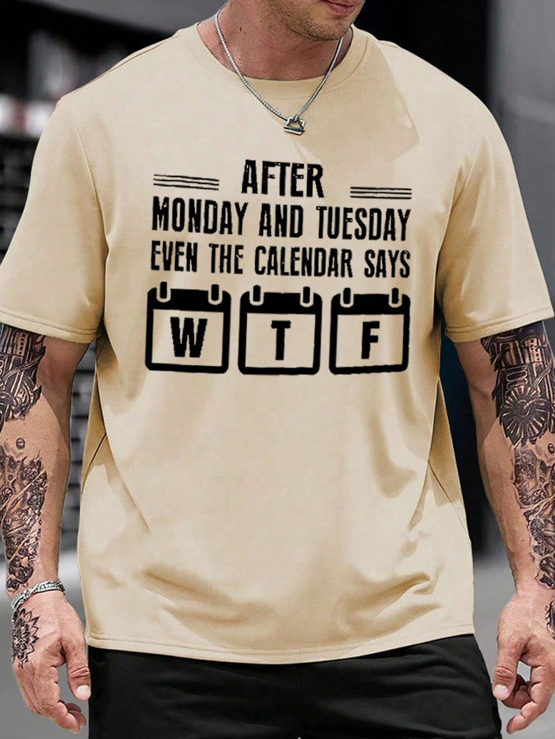 Experience ultimate comfort this summer with our Men's Slogan Printed Casual T-Shirt. Made with high-quality materials, this shirt is perfect for everyday wear. The unique slogan print adds a touch of personality to your wardrobe while the breathable fabric keeps you cool and comfortable all day long.