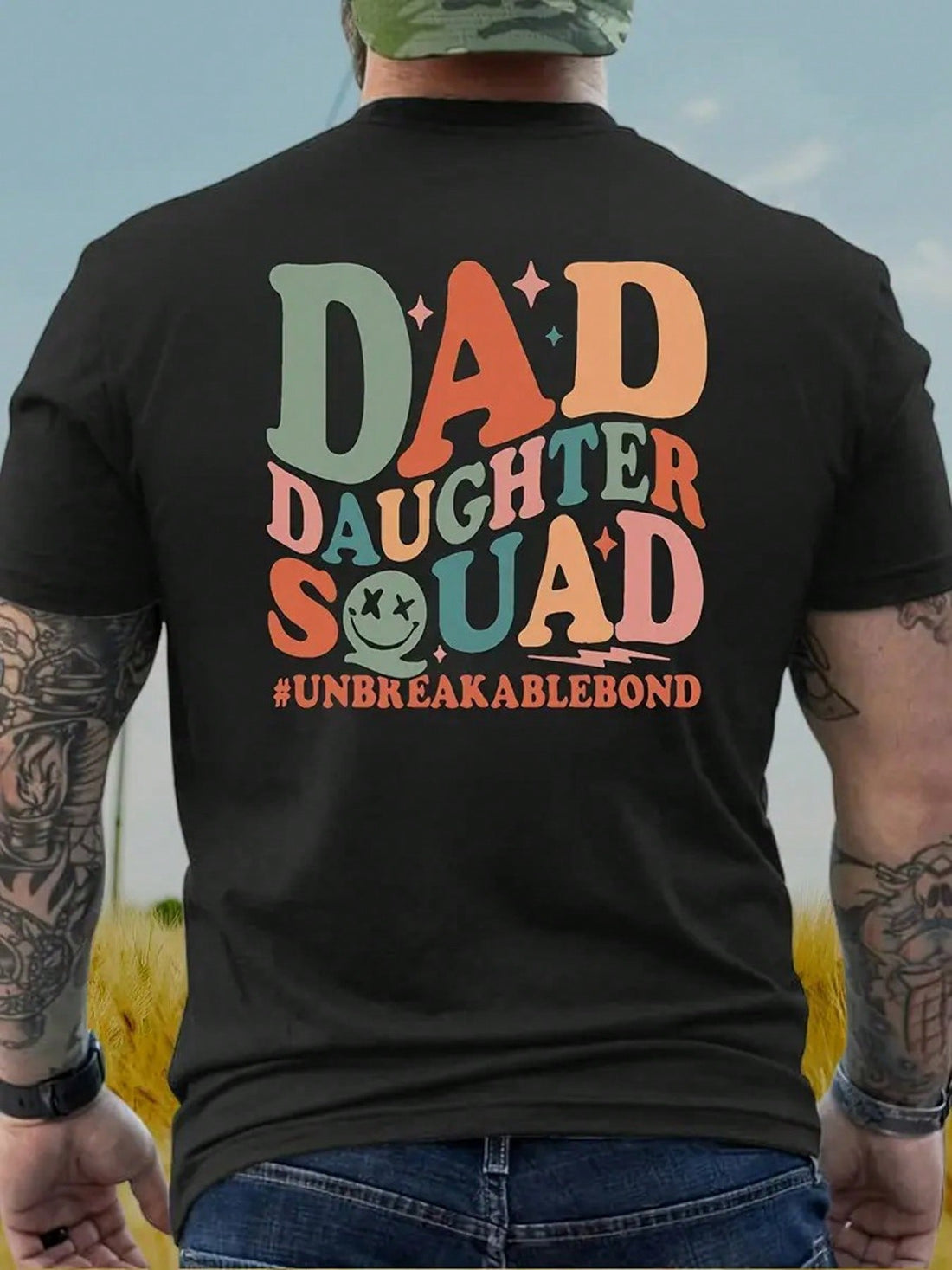 Show off your unbreakable bond with this retro cotton graphic t-shirt. Perfect for fun family outings, this shirt celebrates the unique relationship between dads and daughters. Made with high-quality materials, it's both comfortable and durable. Get ready to make memories with your little girl in style!