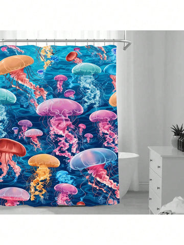 Create a splash of style in your bathroom with our Underwater Wonderland Shower Curtain! Made from waterproof satin fabric, this curtain adds a touch of whimsy to your daily routine. Perfect for any water lover, this shower curtain will make a unique addition to your space. Dive in and make a statement today!