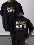 Celebrate your faith in style with this fun Unisex CHRIST ALONE Graphic T-Shirt! Made from 100% soft cotton, it’s comfy enough for everyday adventures or cozy moments at home. Whether you’re gifting a loved one or adding a statement piece to your wardrobe, this tee brings joy and inspiration wherever you go. Perfectly casual, refreshingly bold—wear your message loud and proud!