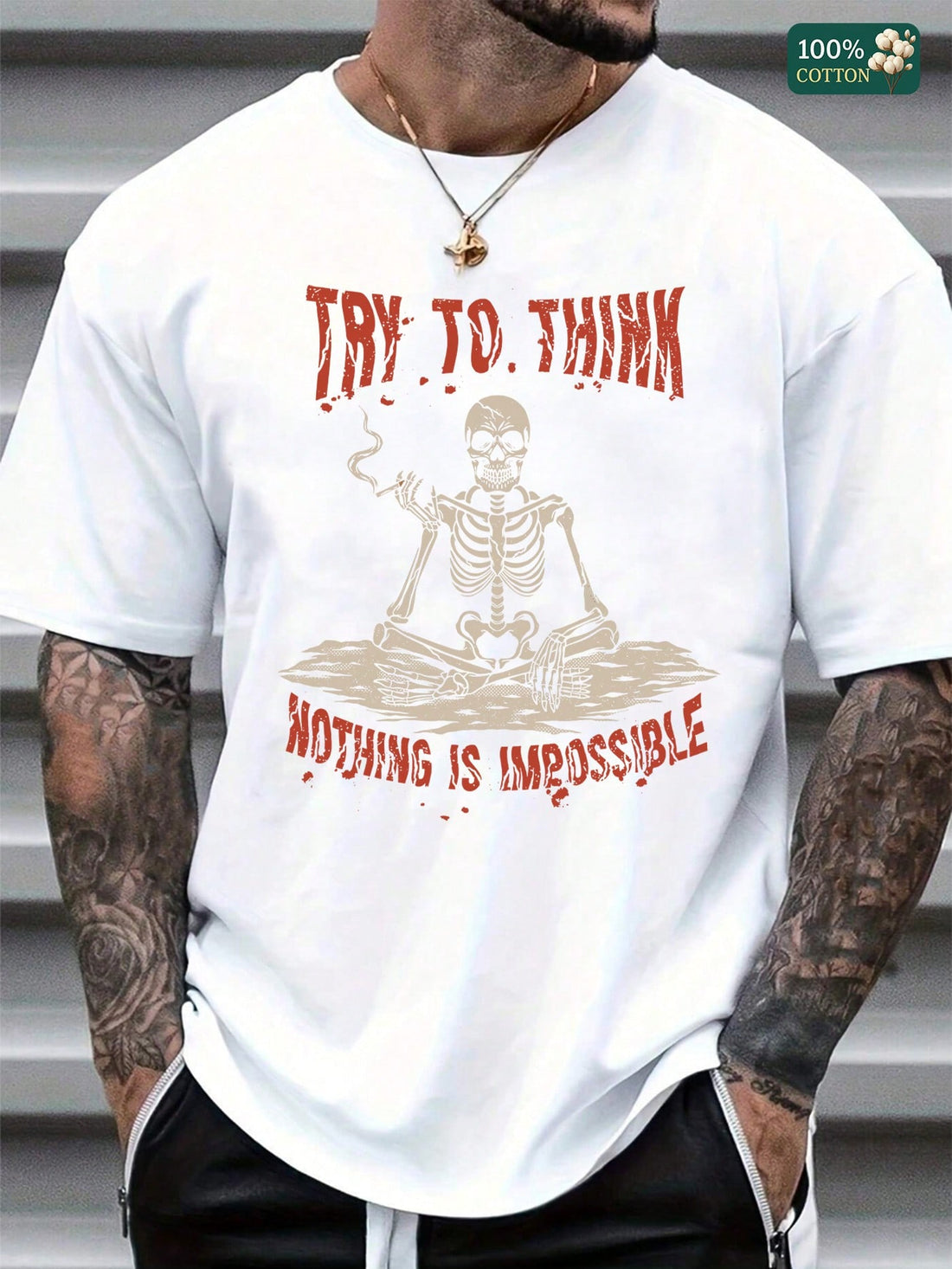 Celebrate bold spirit with this unisex cotton crop top featuring the uplifting "Nothing Is Impossible" graphic. Perfect for summer, its lightweight fabric keeps you cool while making a confident statement. Whether paired with shorts or jeans, this edgy tee adds a fun, fearless vibe to any outfit. Ideal for those ready to take on the day with a smile and a little attitude.