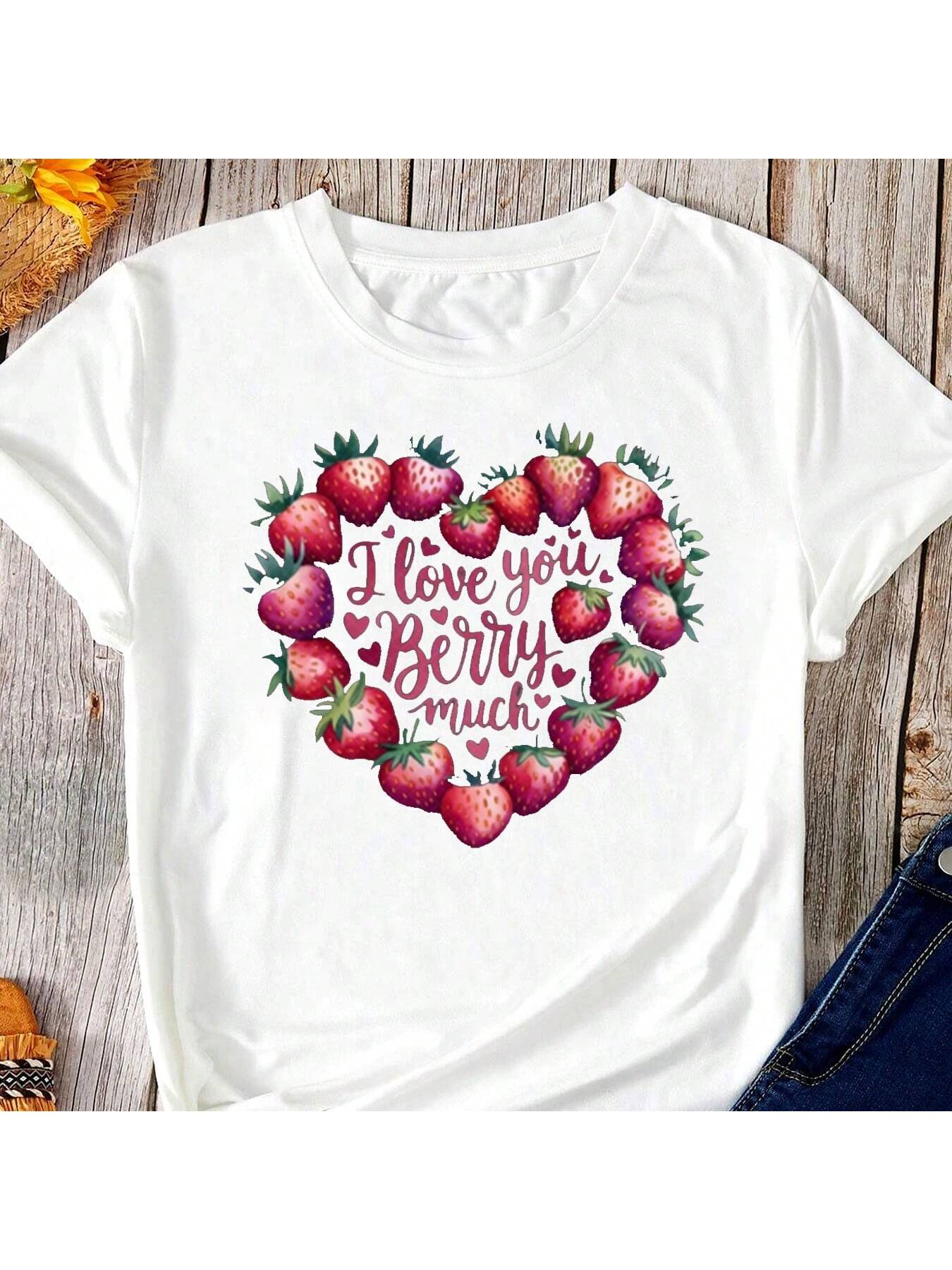 Spread love all year round with this unisex t-shirt! With a playful love print and comfortable round neck design, it's perfect for Valentine's Day or everyday wear. Show off your unique sense of style and spread some love wherever you go.