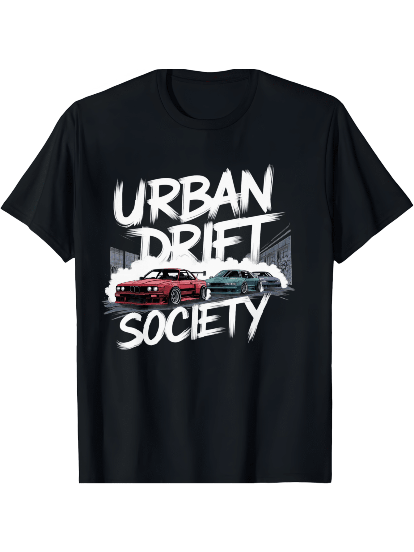 Rev up your wardrobe with this Urban Drift Society graphic tee—the perfect shirt for anyone who lives and breathes cars. Featuring a bold racing design on premium black cotton, this short-sleeve tee combines street style with automotive passion. Whether you're hitting the track or just cruising through town, wear your love for speed and performance with confidence. Comfortable, eye-catching, and made for car enthusiasts who refuse to blend in.