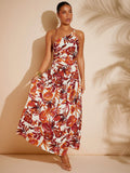 Turn heads this summer with the Vacation Asymmetric Neck Backless Dress. Its playful full print and asymmetrical neckline add a fun twist to casual elegance. The backless design keeps you cool and effortlessly stylish for sunny days and warm nights. Perfect for beach strolls, brunch dates, or wherever your vacation takes you!