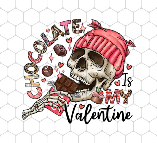 Valentine's Day, Chocolate Is My Valentine, Love Chocolate, Png For Shirts, Png Sublimation